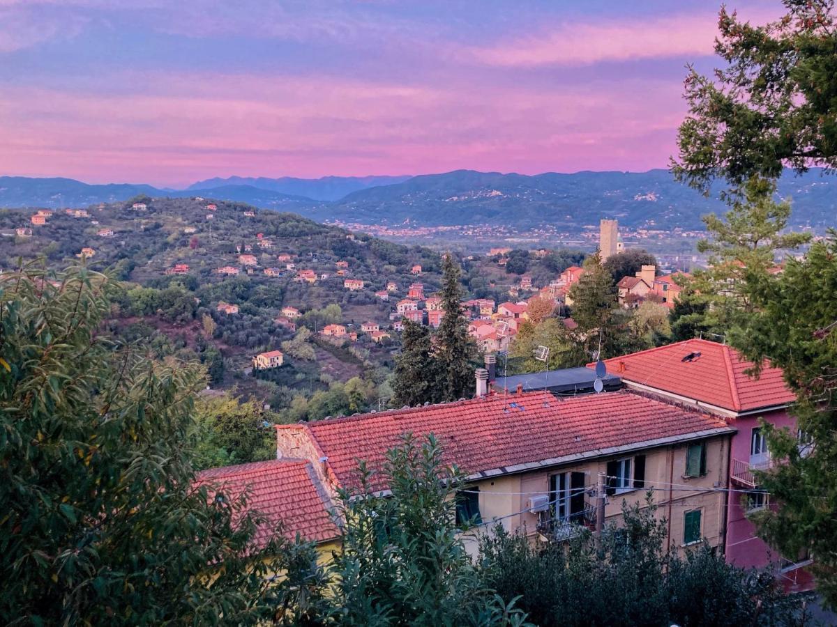 Villa La Casa Rossa Arcola Con Vista Esterno foto