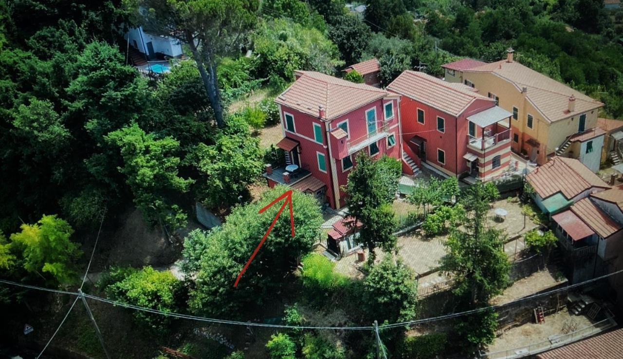 Villa La Casa Rossa Arcola Con Vista Esterno foto