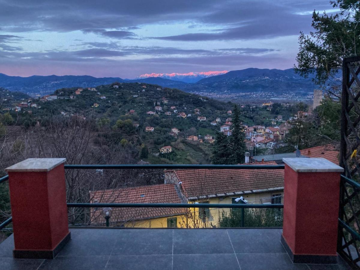 Villa La Casa Rossa Arcola Con Vista Esterno foto