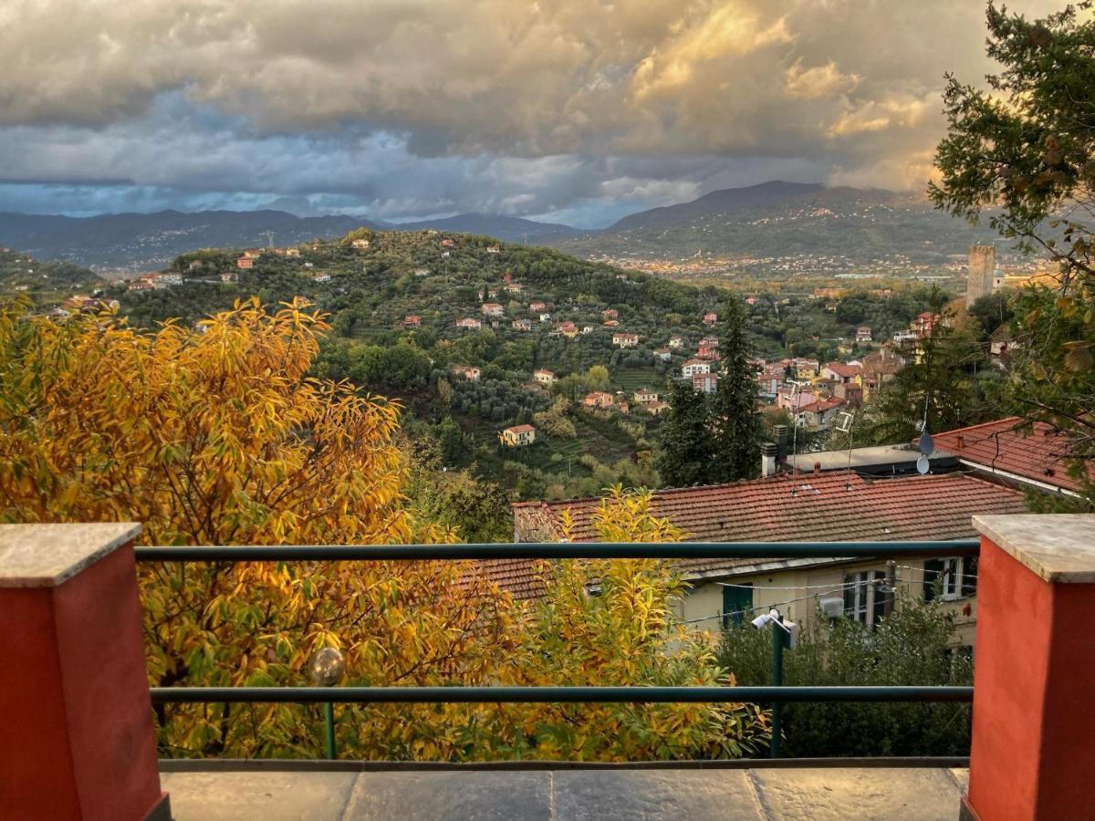 Villa La Casa Rossa Arcola Con Vista Esterno foto