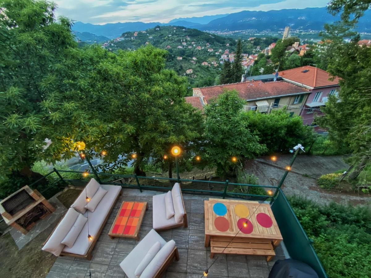 Villa La Casa Rossa Arcola Con Vista Esterno foto