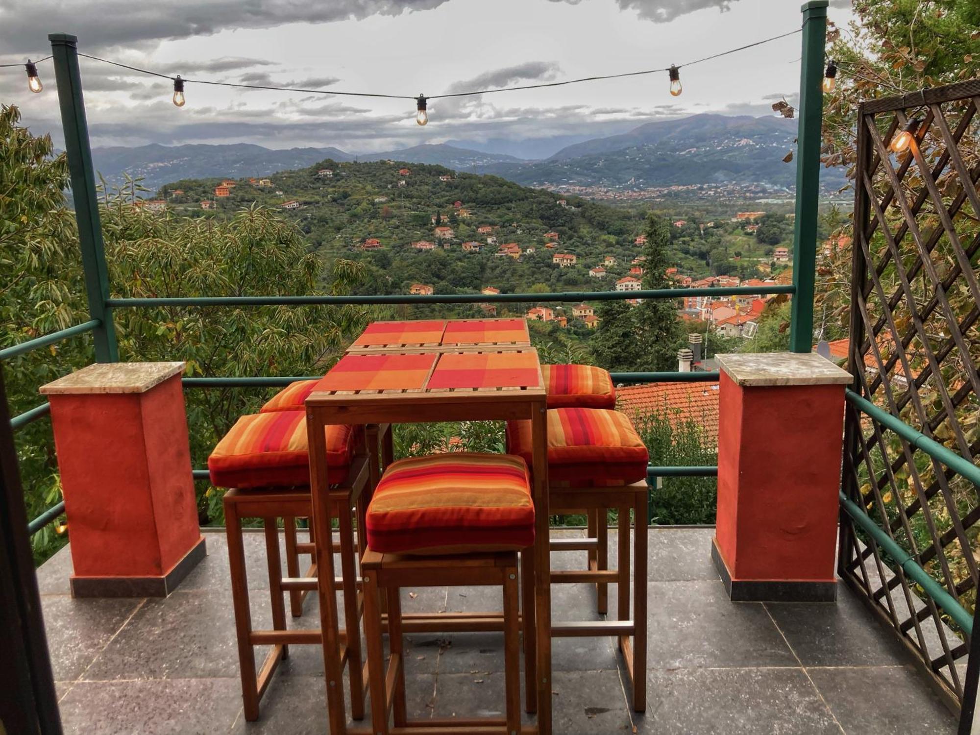 Villa La Casa Rossa Arcola Con Vista Esterno foto