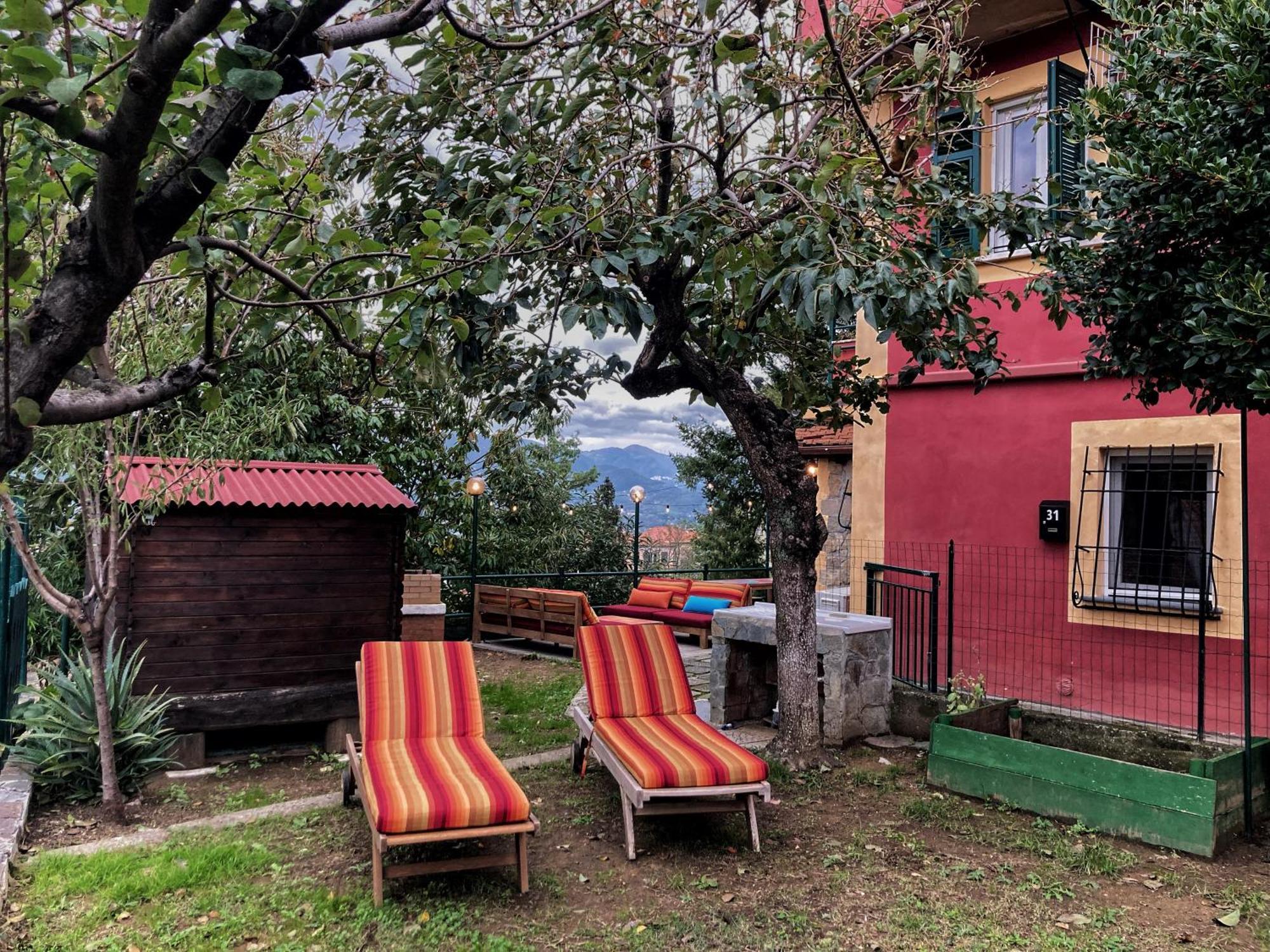 Villa La Casa Rossa Arcola Con Vista Esterno foto